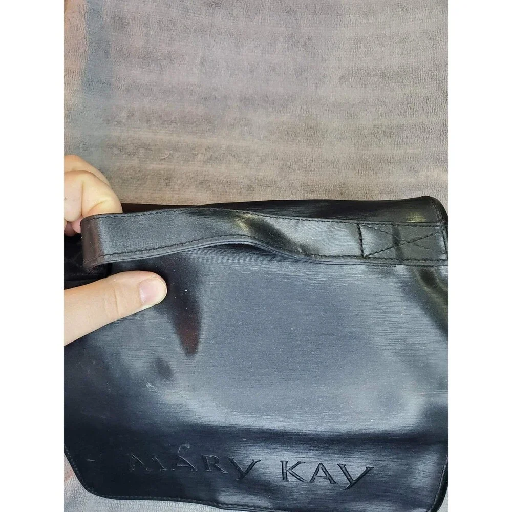 Mary Kay Hanging Travel Roll Up Bag Black Pink Discontinued Color